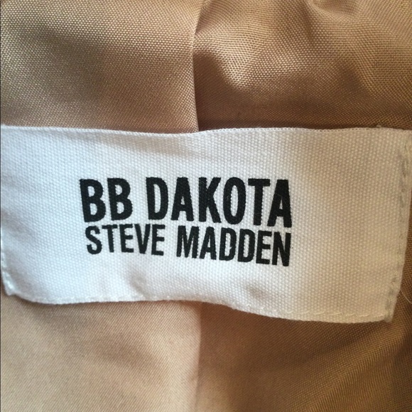 Steve Madden Ladies Suede Moto Tan Jacket Size large - Picture 6 of 6